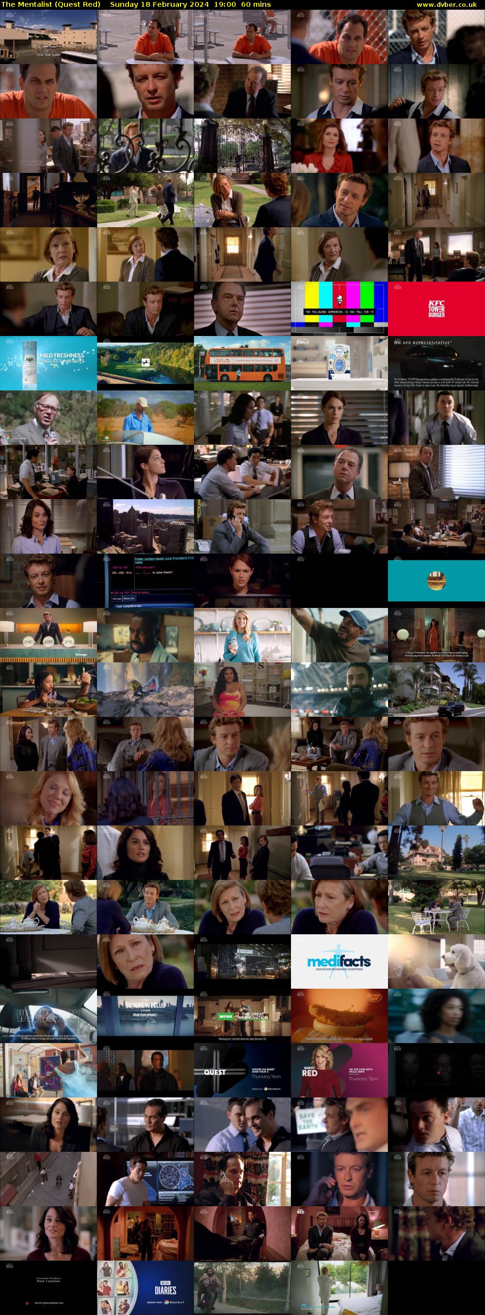 The Mentalist (Quest Red) Sunday 18 February 2024 19:00 - 20:00