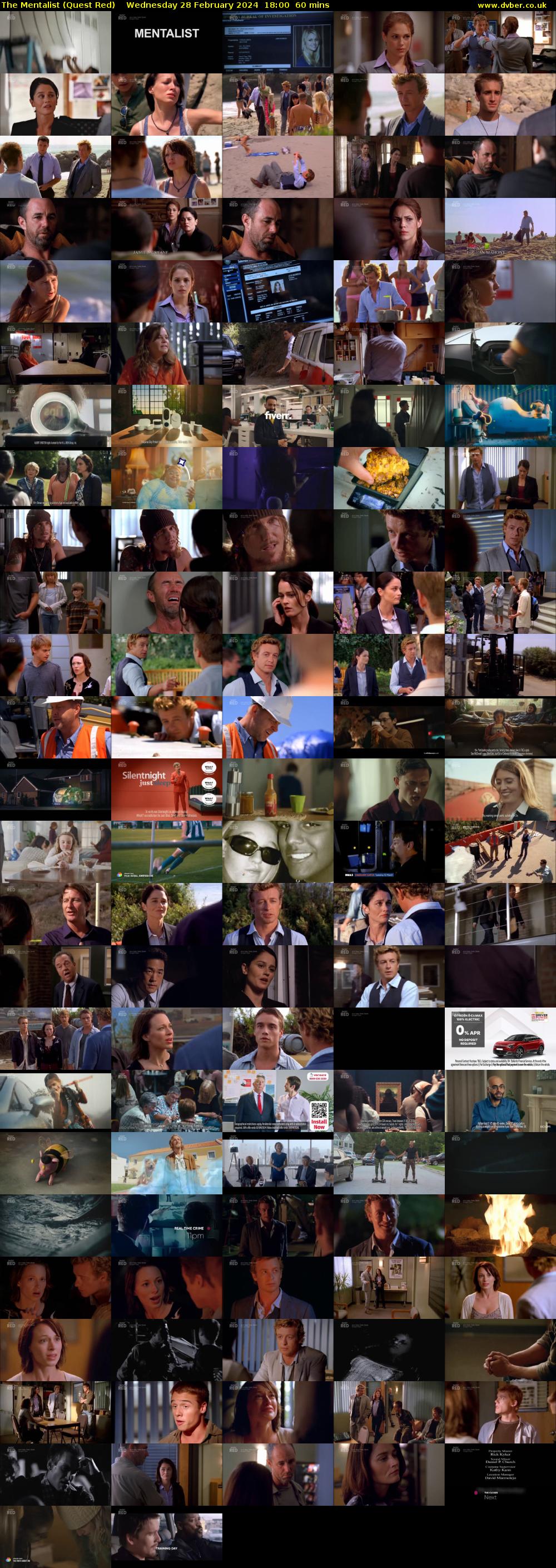 The Mentalist (Quest Red) Wednesday 28 February 2024 18:00 - 19:00