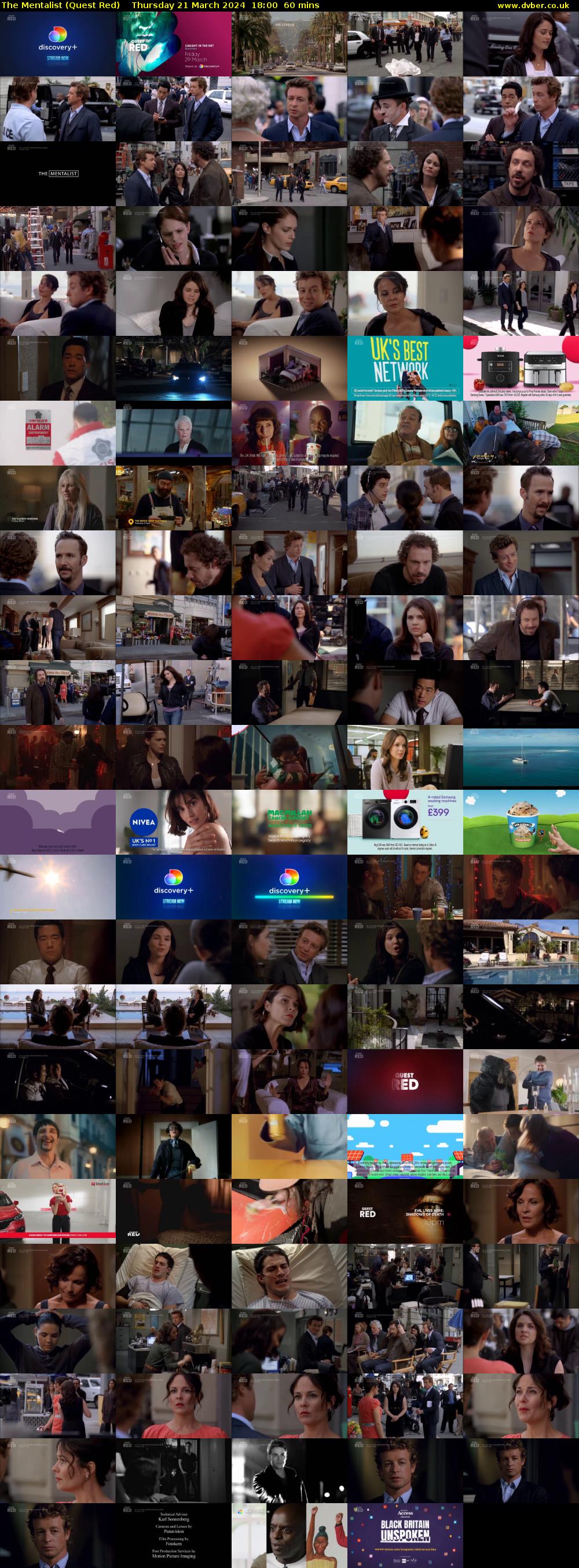 The Mentalist (Quest Red) Thursday 21 March 2024 18:00 - 19:00