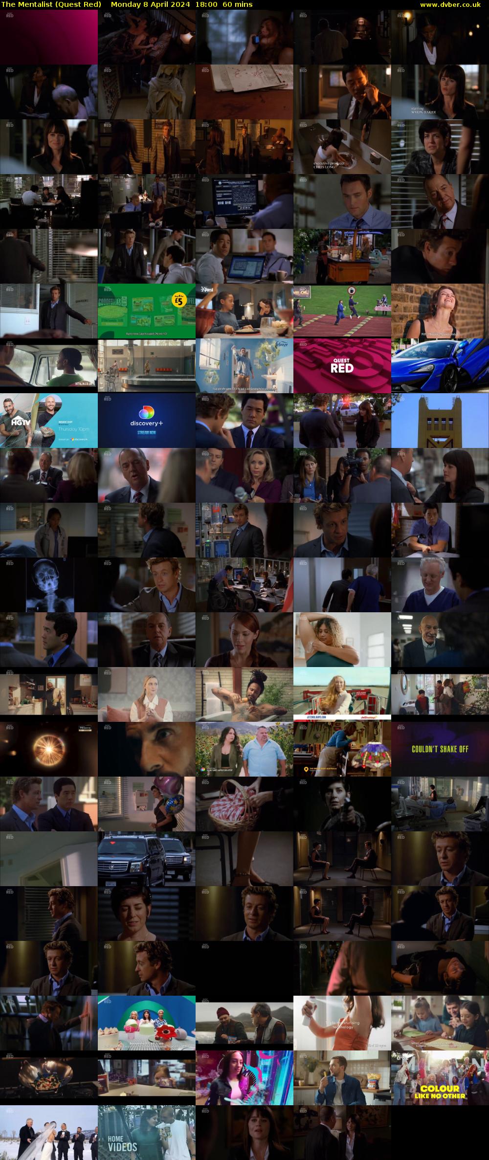 The Mentalist (Quest Red) Monday 8 April 2024 18:00 - 19:00