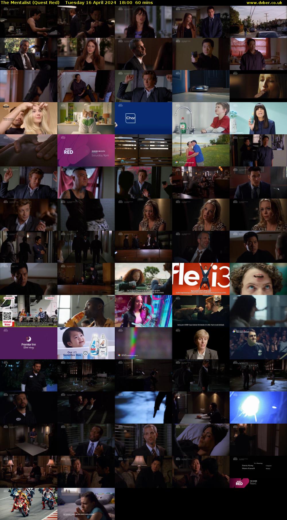 The Mentalist (Quest Red) Tuesday 16 April 2024 18:00 - 19:00