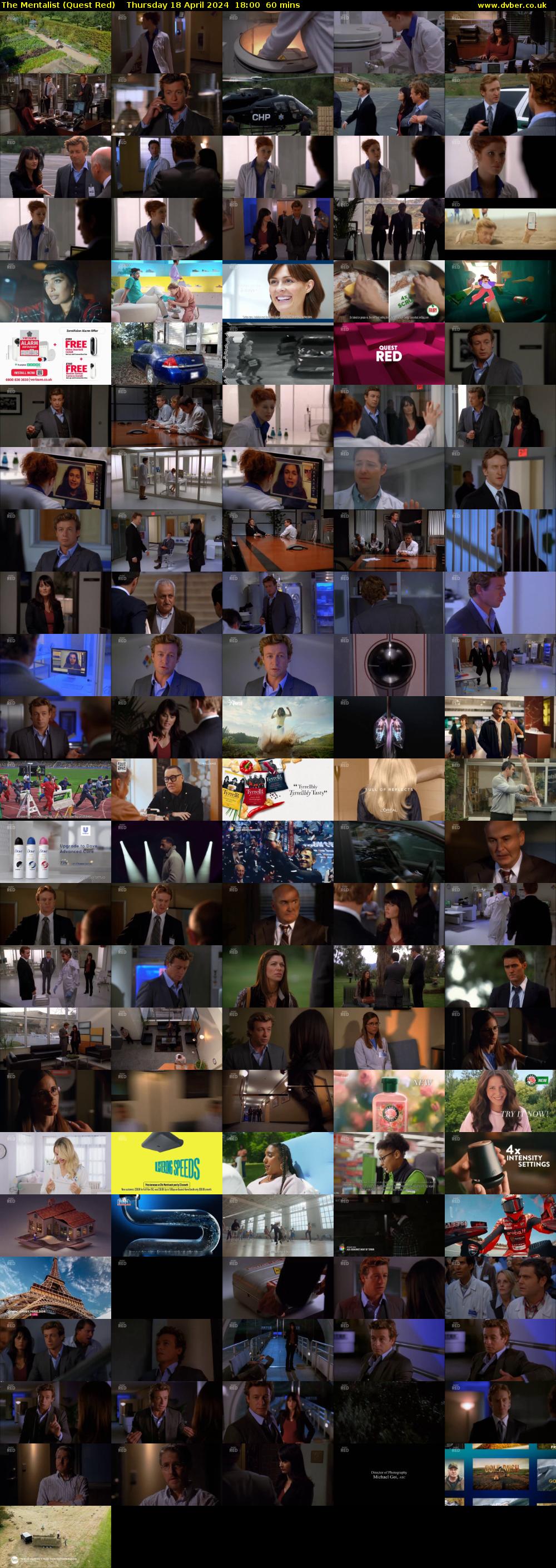 The Mentalist (Quest Red) Thursday 18 April 2024 18:00 - 19:00