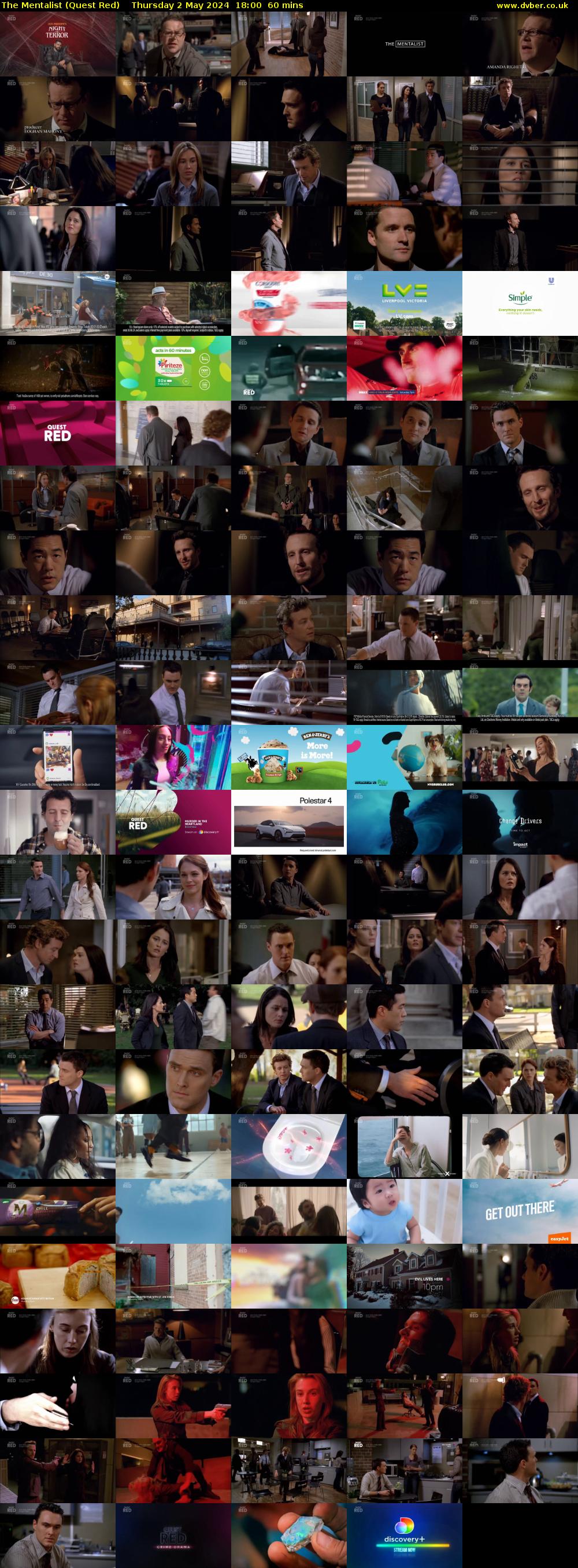 The Mentalist (Quest Red) Thursday 2 May 2024 18:00 - 19:00