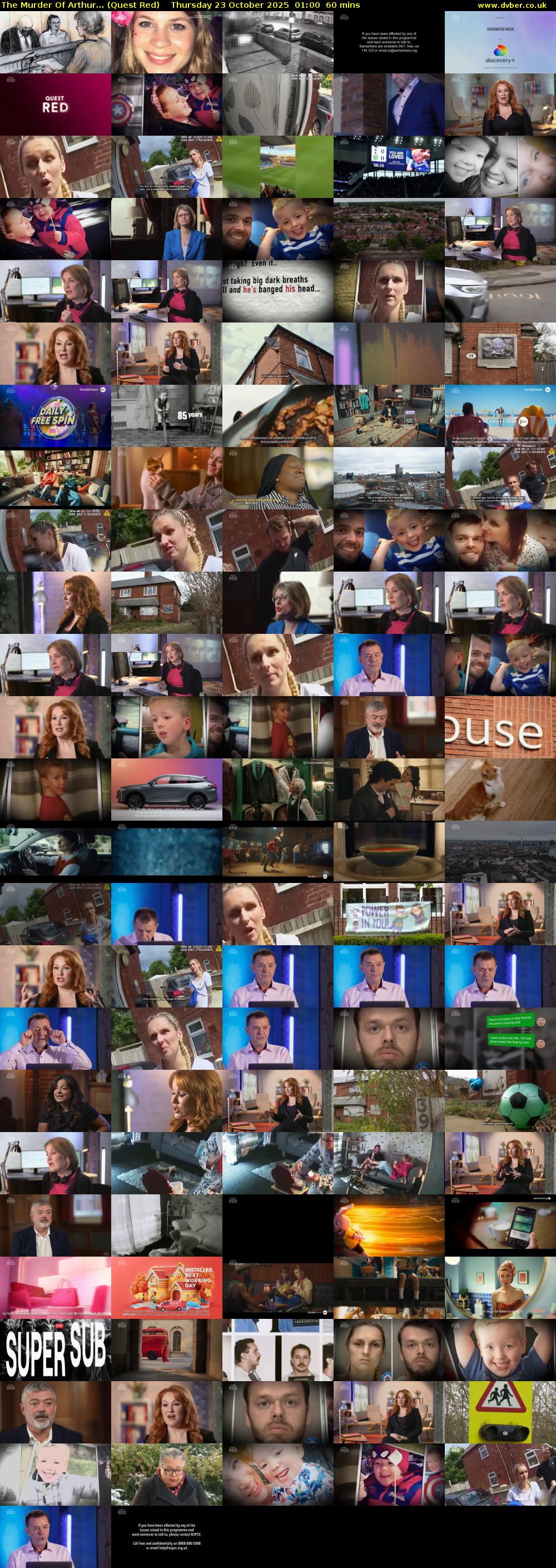 The Murder Of Arthur... (Quest Red) Thursday 23 October 2025 01:00 - 02:00