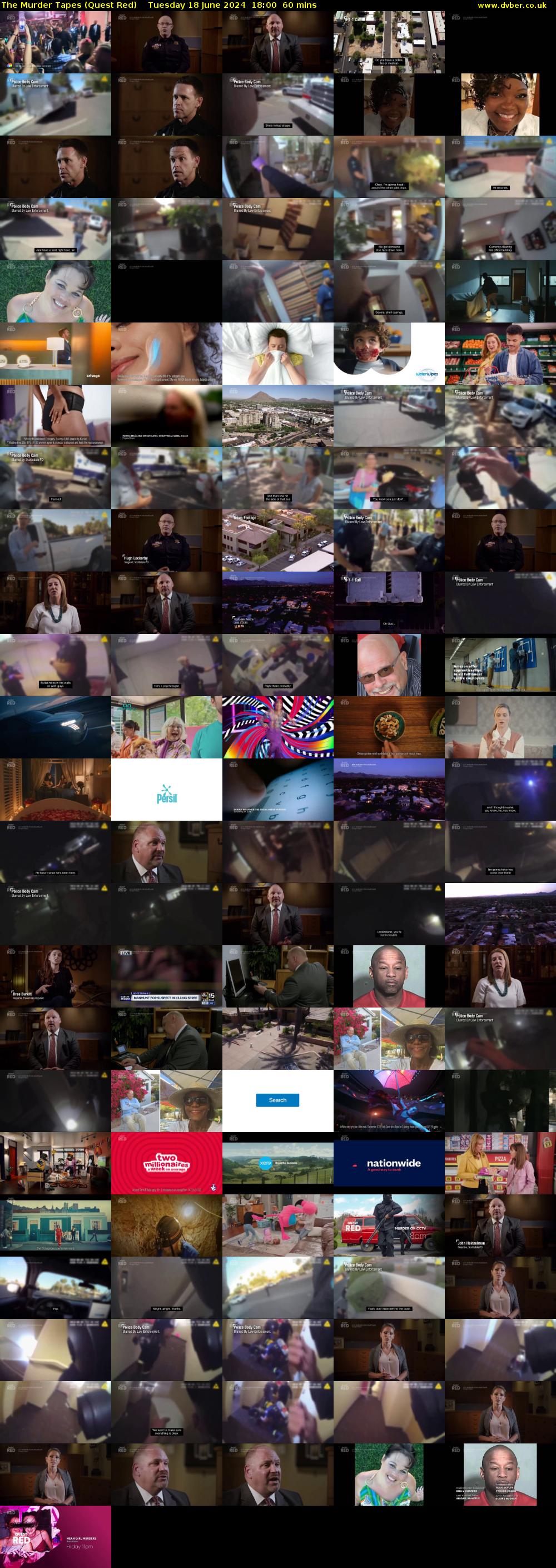 The Murder Tapes (Quest Red) Tuesday 18 June 2024 18:00 - 19:00