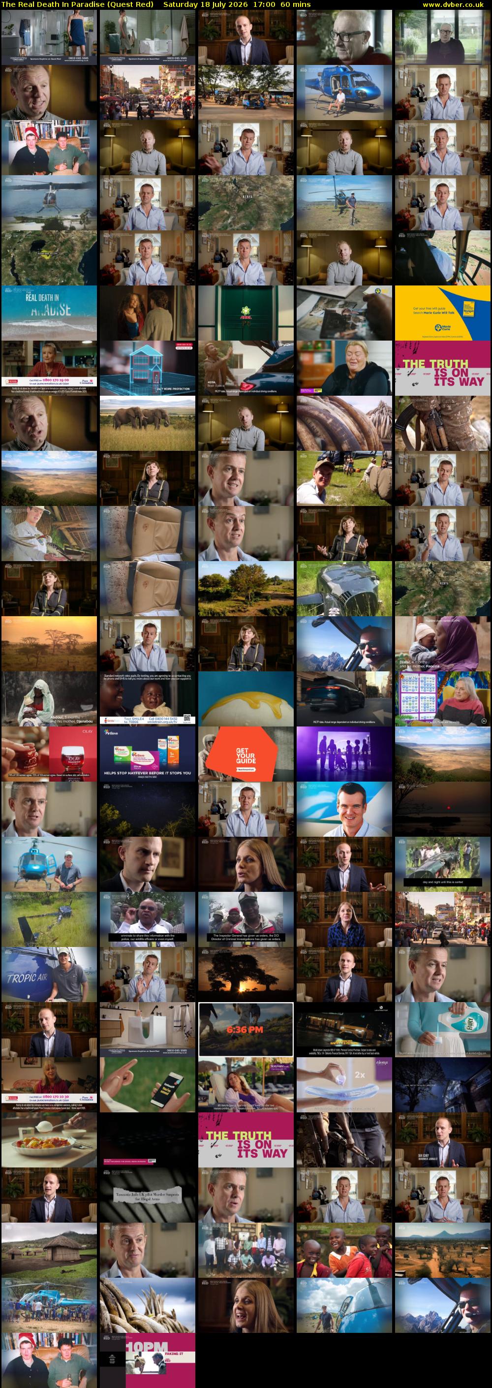 The Real Death In Paradise (Quest Red) Saturday 18 July 2026 17:00 - 18:00