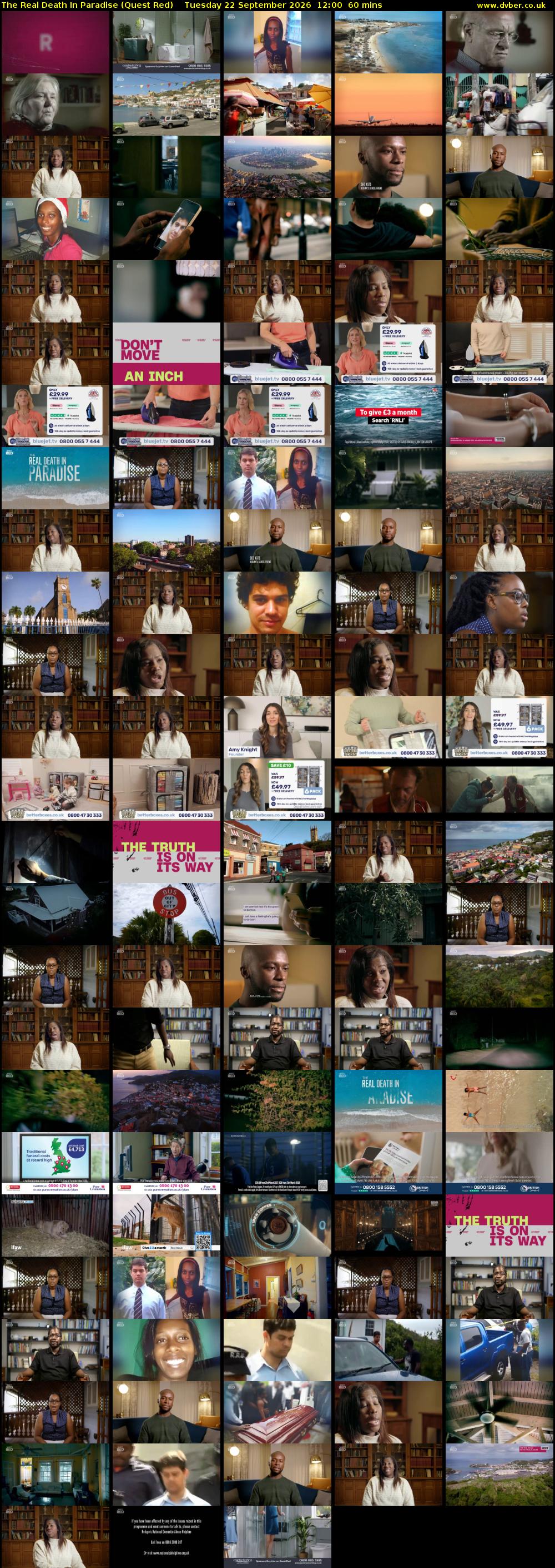 The Real Death In Paradise (Quest Red) Tuesday 22 September 2026 12:00 - 13:00