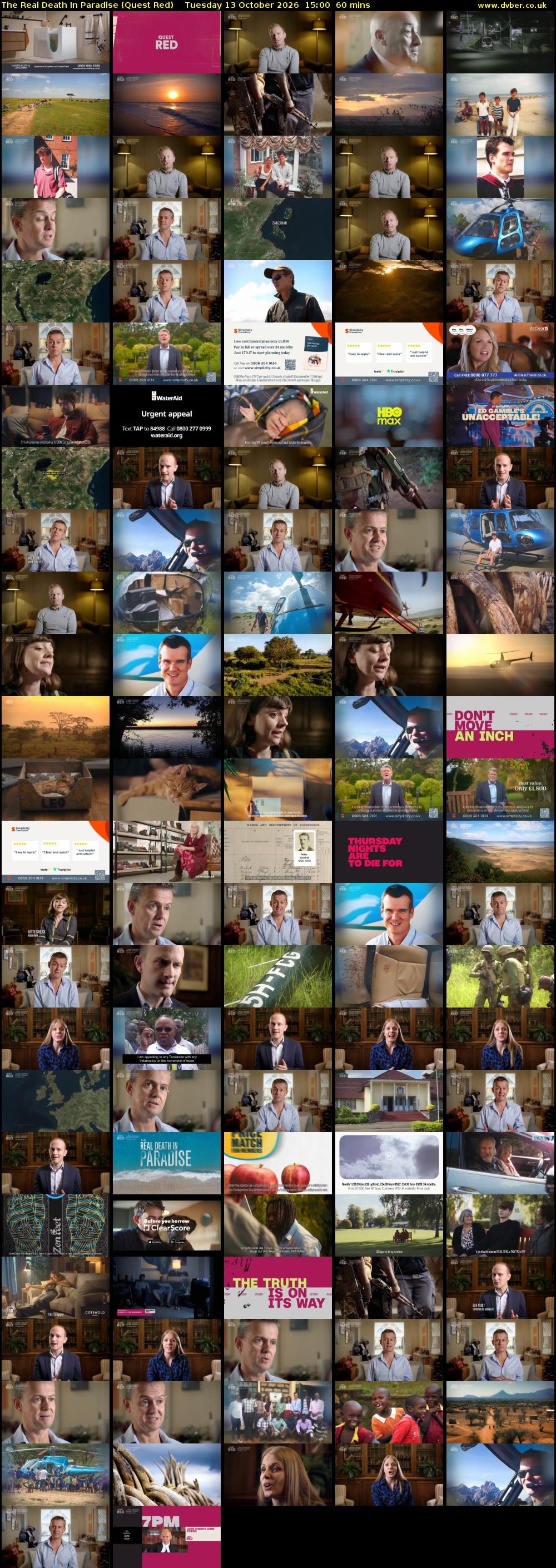 The Real Death In Paradise (Quest Red) Tuesday 13 October 2026 15:00 - 16:00