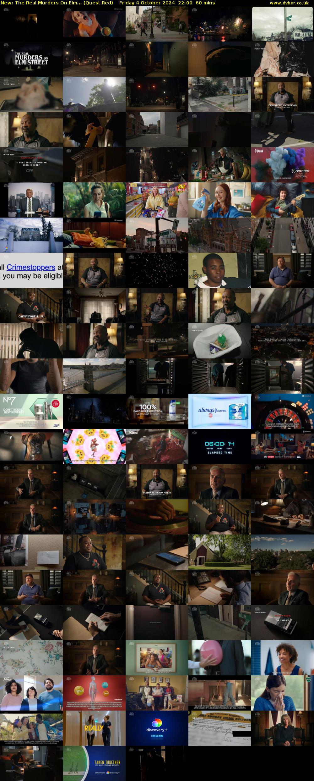 The Real Murders On Elm... (Quest Red) Friday 4 October 2024 22:00 - 23:00