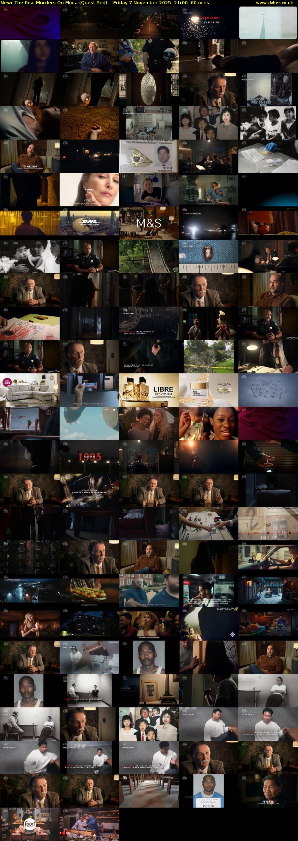 The Real Murders On Elm... (Quest Red) Friday 7 November 2025 21:00 - 22:00