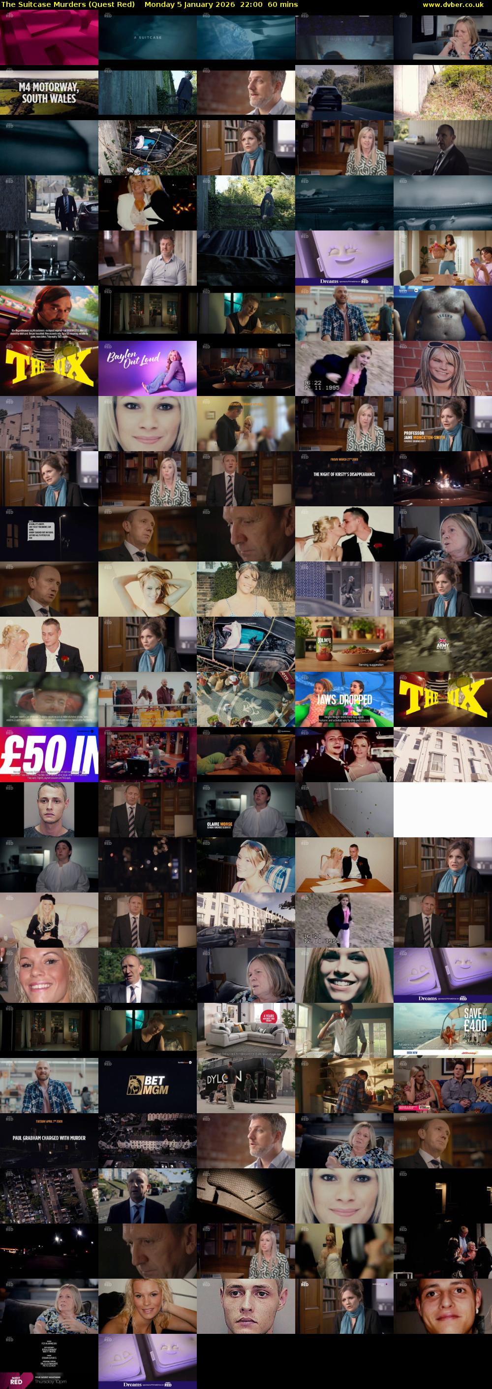 The Suitcase Murders (Quest Red) Monday 5 January 2026 22:00 - 23:00