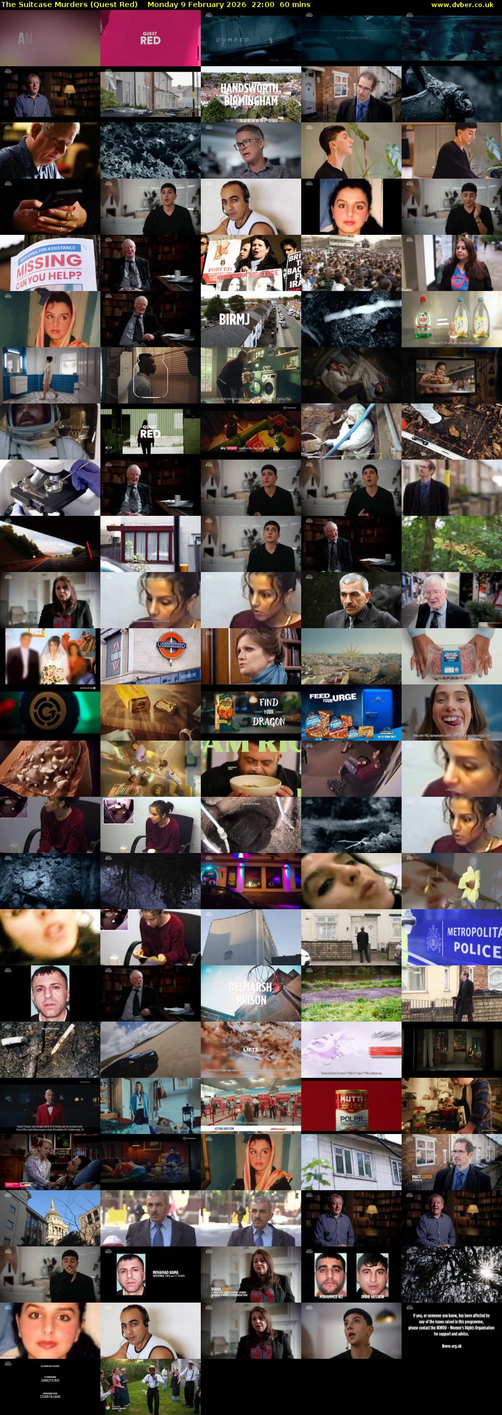 The Suitcase Murders (Quest Red) Monday 9 February 2026 22:00 - 23:00