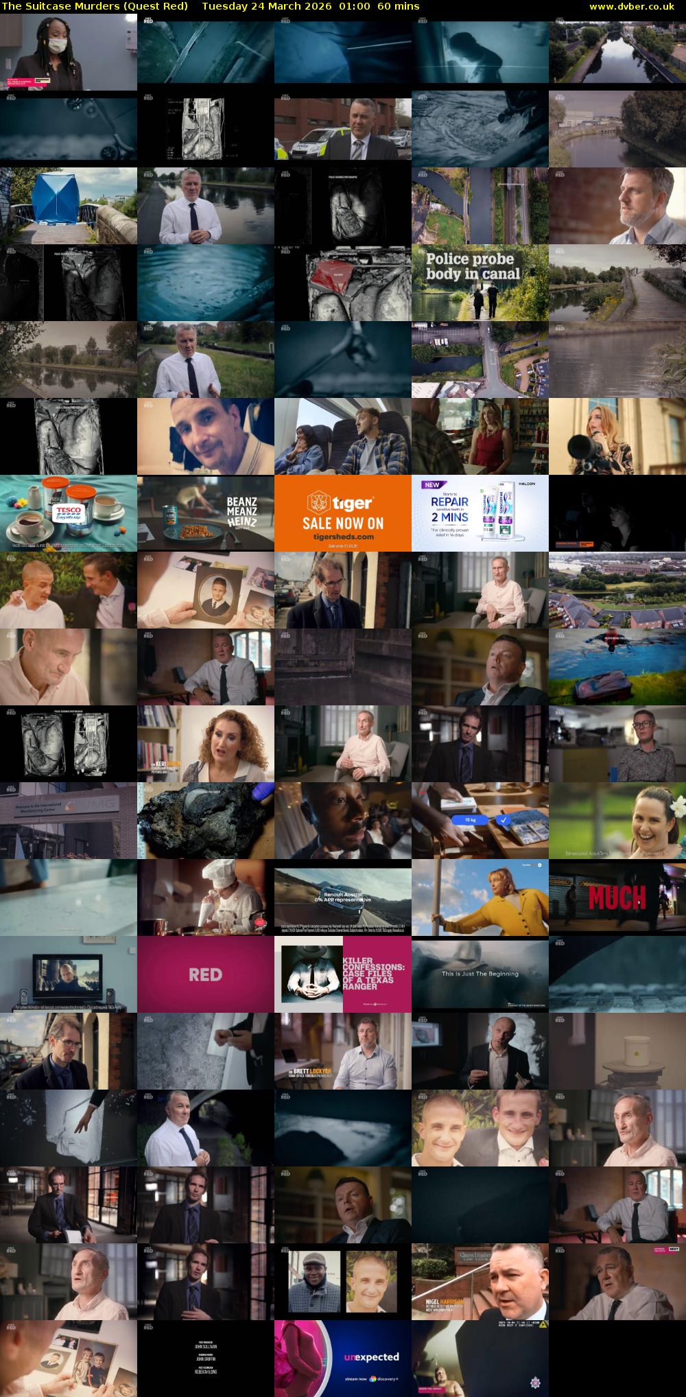 The Suitcase Murders (Quest Red) Tuesday 24 March 2026 01:00 - 02:00