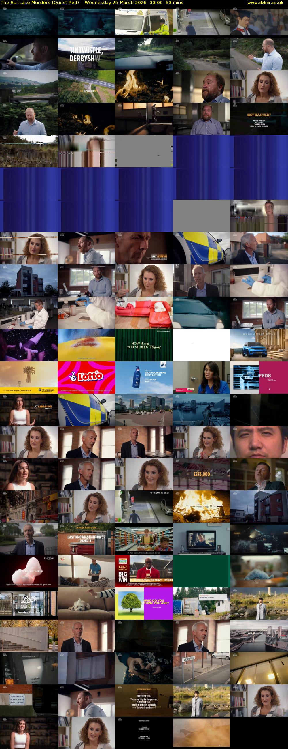 The Suitcase Murders (Quest Red) Wednesday 25 March 2026 00:00 - 01:00