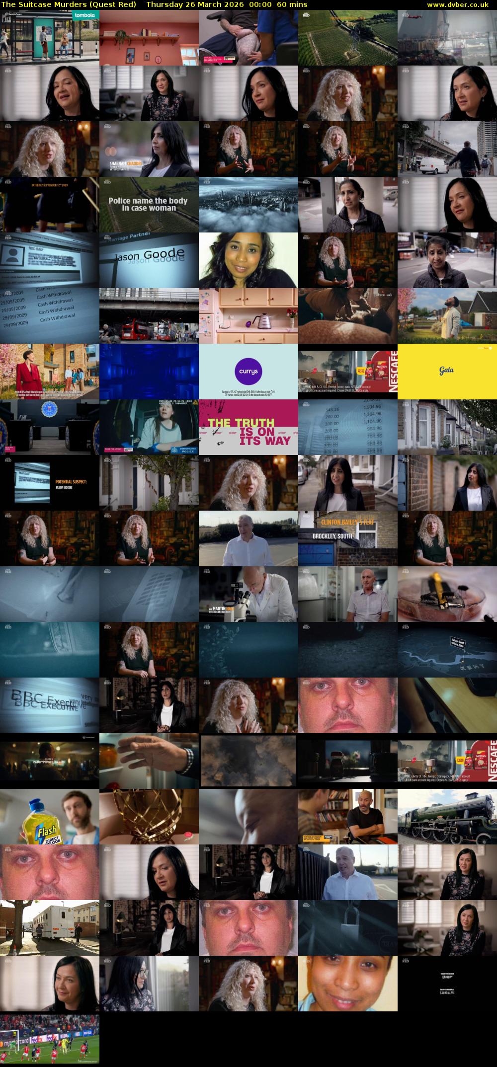 The Suitcase Murders (Quest Red) Thursday 26 March 2026 00:00 - 01:00