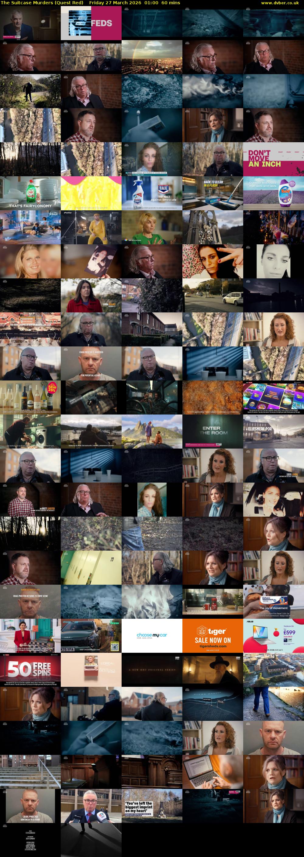 The Suitcase Murders (Quest Red) Friday 27 March 2026 01:00 - 02:00