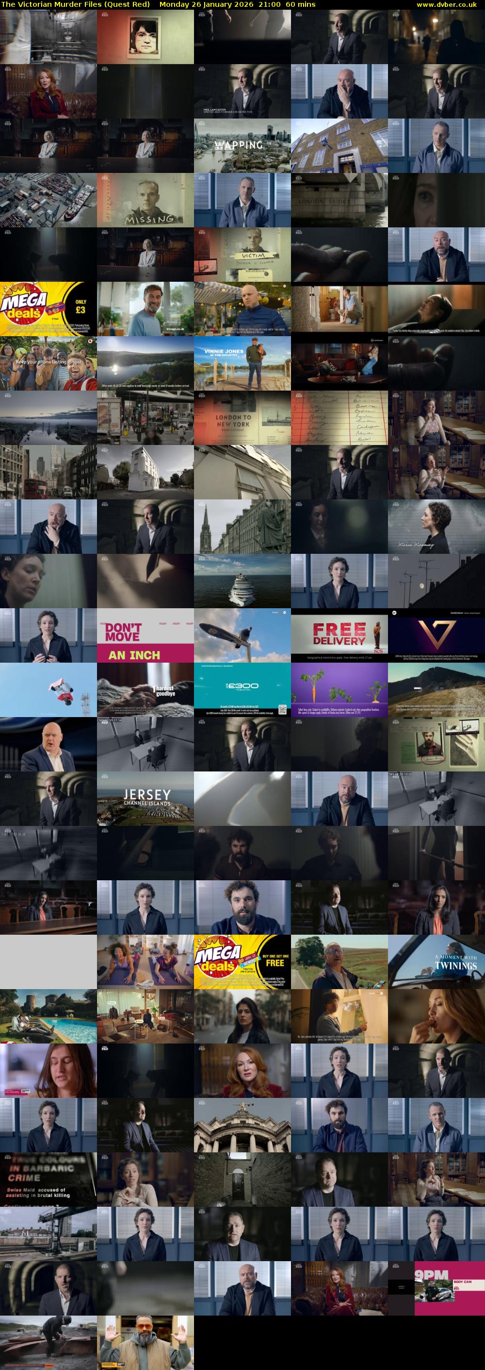 The Victorian Murder Files (Quest Red) Monday 26 January 2026 21:00 - 22:00