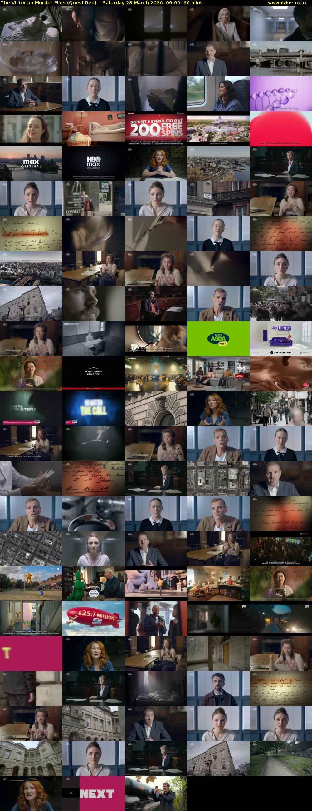 The Victorian Murder Files (Quest Red) Saturday 28 March 2026 00:00 - 01:00