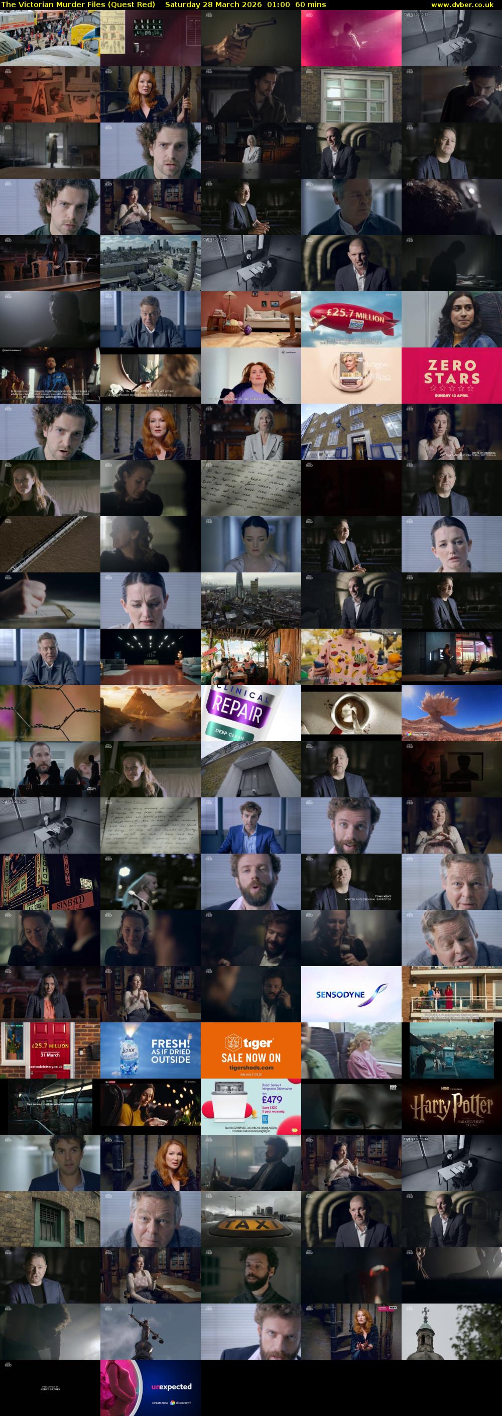 The Victorian Murder Files (Quest Red) Saturday 28 March 2026 01:00 - 02:00