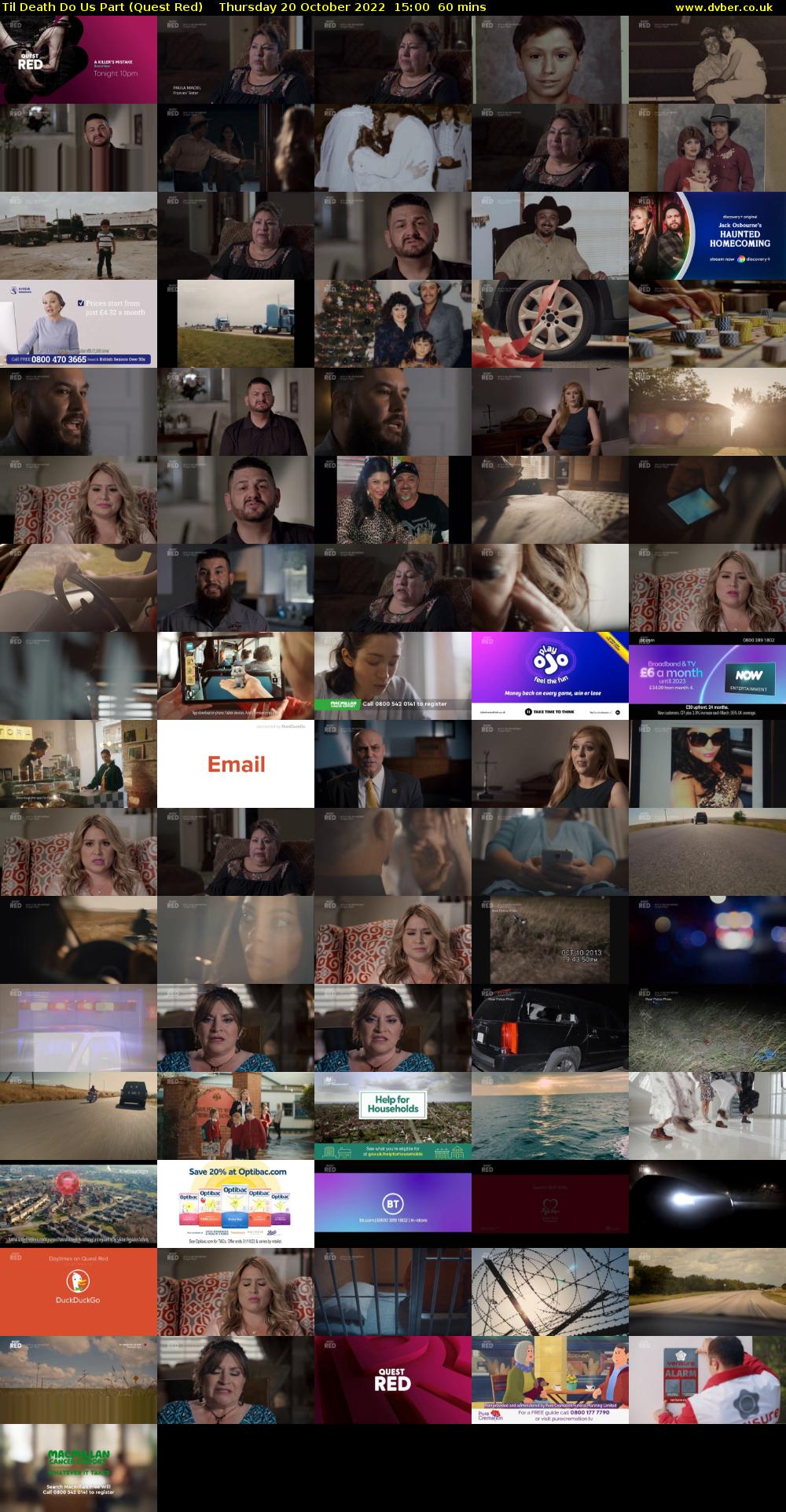 Til Death Do Us Part (Quest Red) Thursday 20 October 2022 15:00 - 16:00