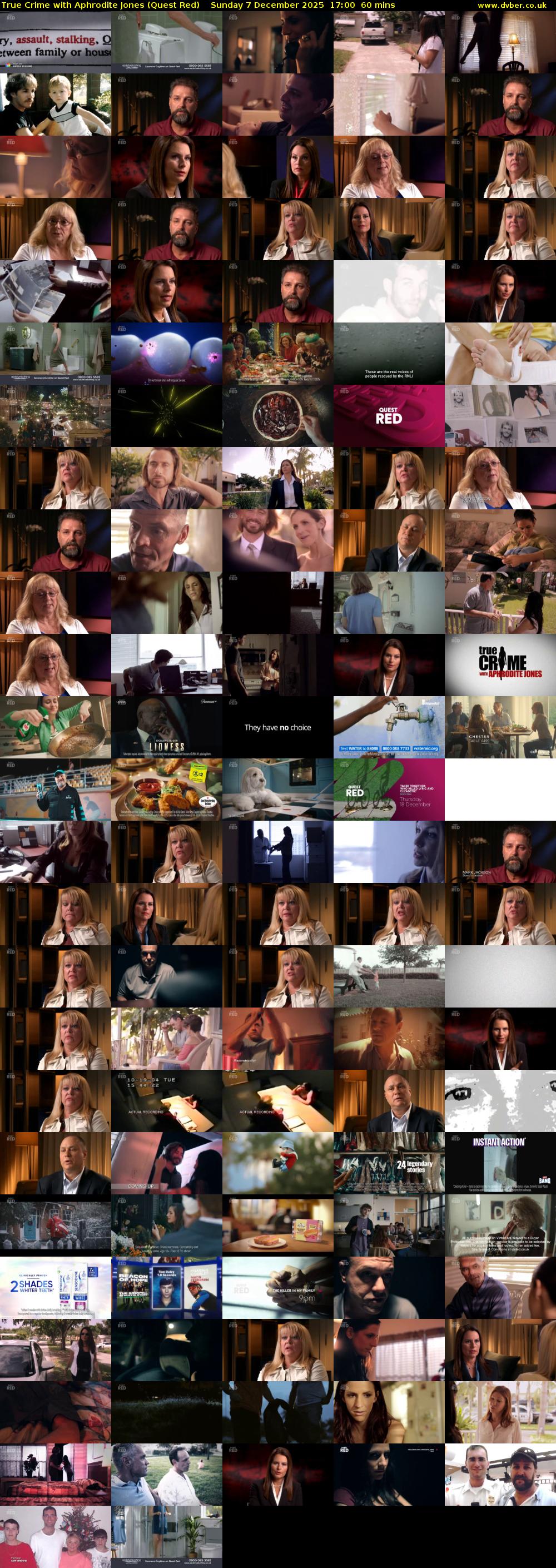 True Crime with Aphrodite Jones (Quest Red) Sunday 7 December 2025 17:00 - 18:00