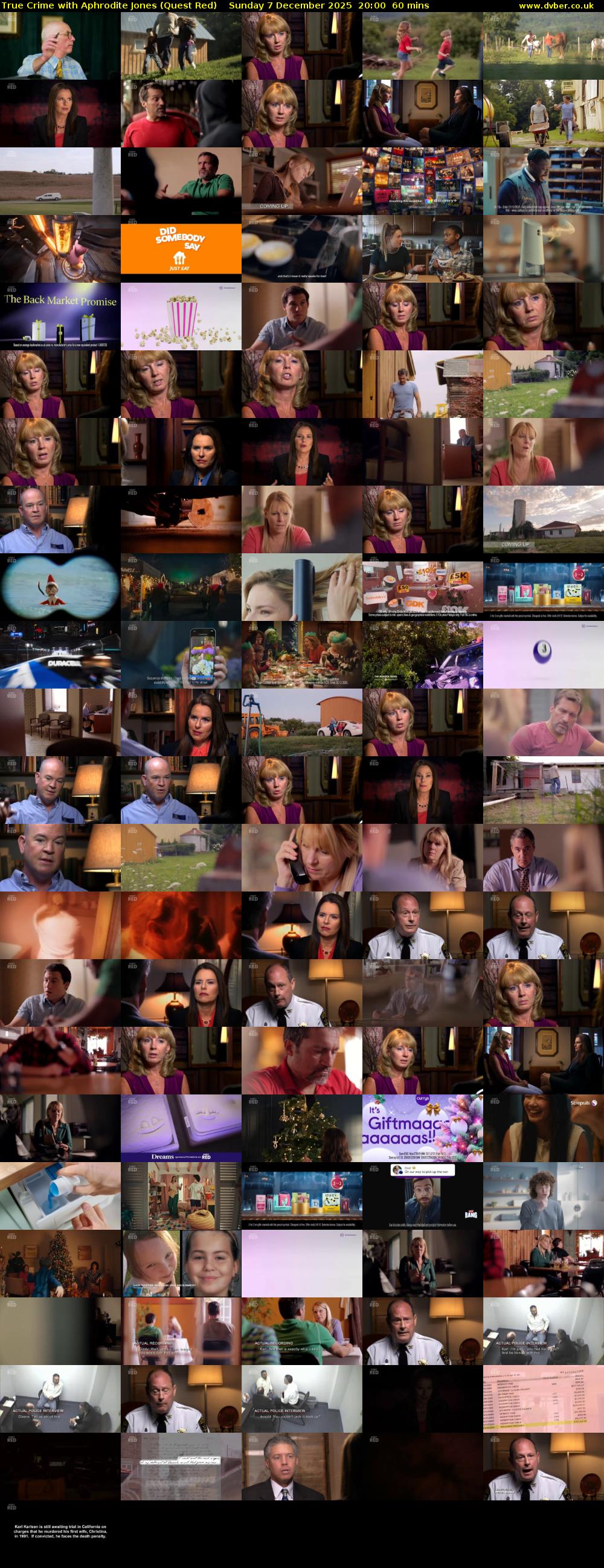 True Crime with Aphrodite Jones (Quest Red) Sunday 7 December 2025 20:00 - 21:00