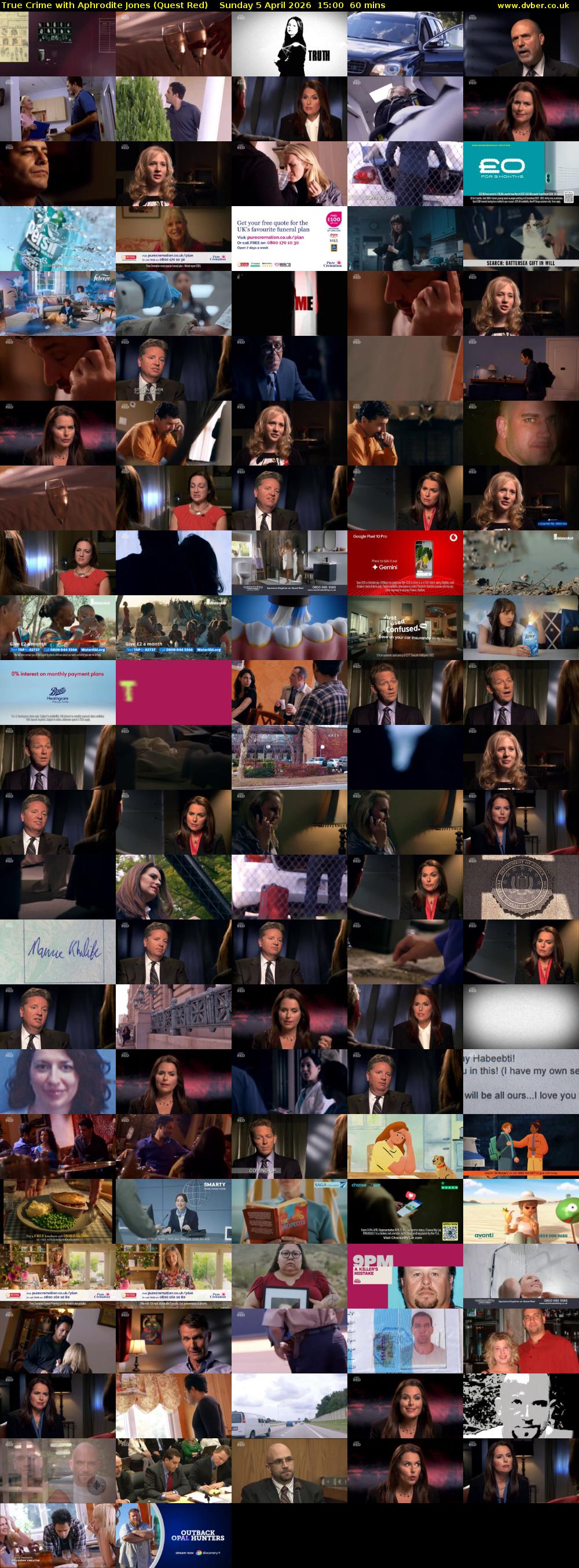 True Crime with Aphrodite Jones (Quest Red) Sunday 5 April 2026 15:00 - 16:00