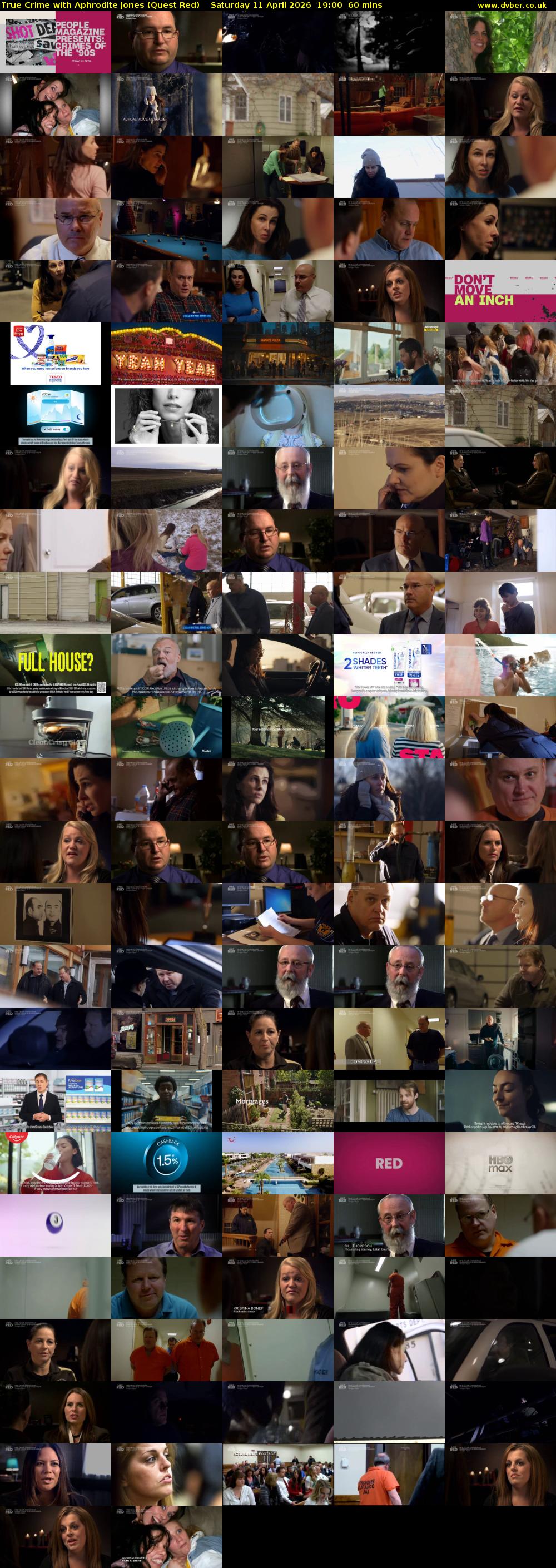 True Crime with Aphrodite Jones (Quest Red) Saturday 11 April 2026 19:00 - 20:00