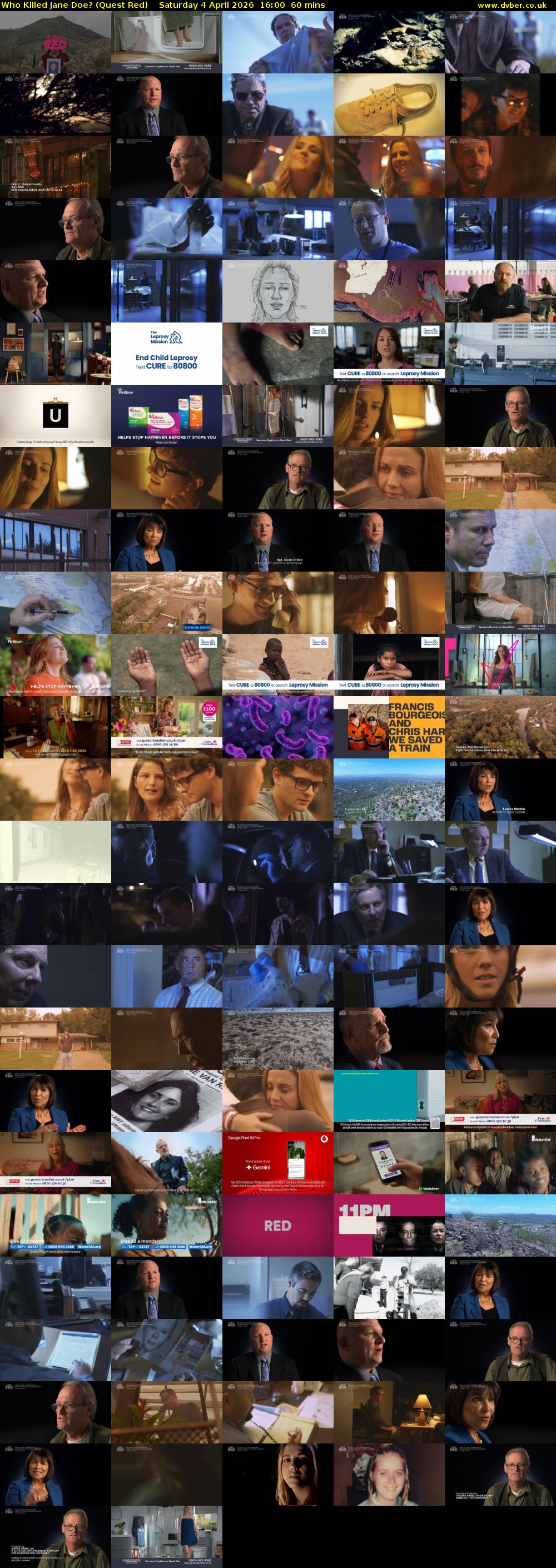 Who Killed Jane Doe? (Quest Red) Saturday 4 April 2026 16:00 - 17:00