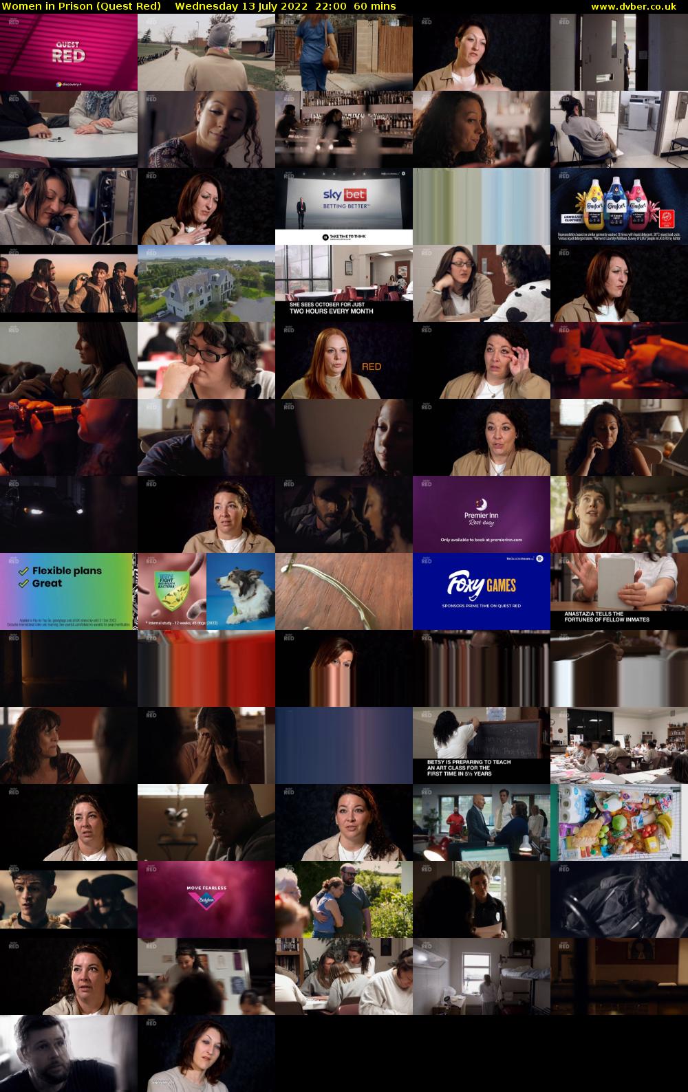 Women in Prison (Quest Red) Wednesday 13 July 2022 22:00 - 23:00
