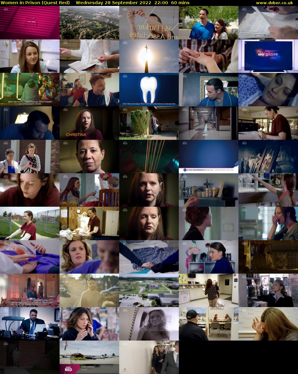 Women in Prison (Quest Red) Wednesday 28 September 2022 22:00 - 23:00