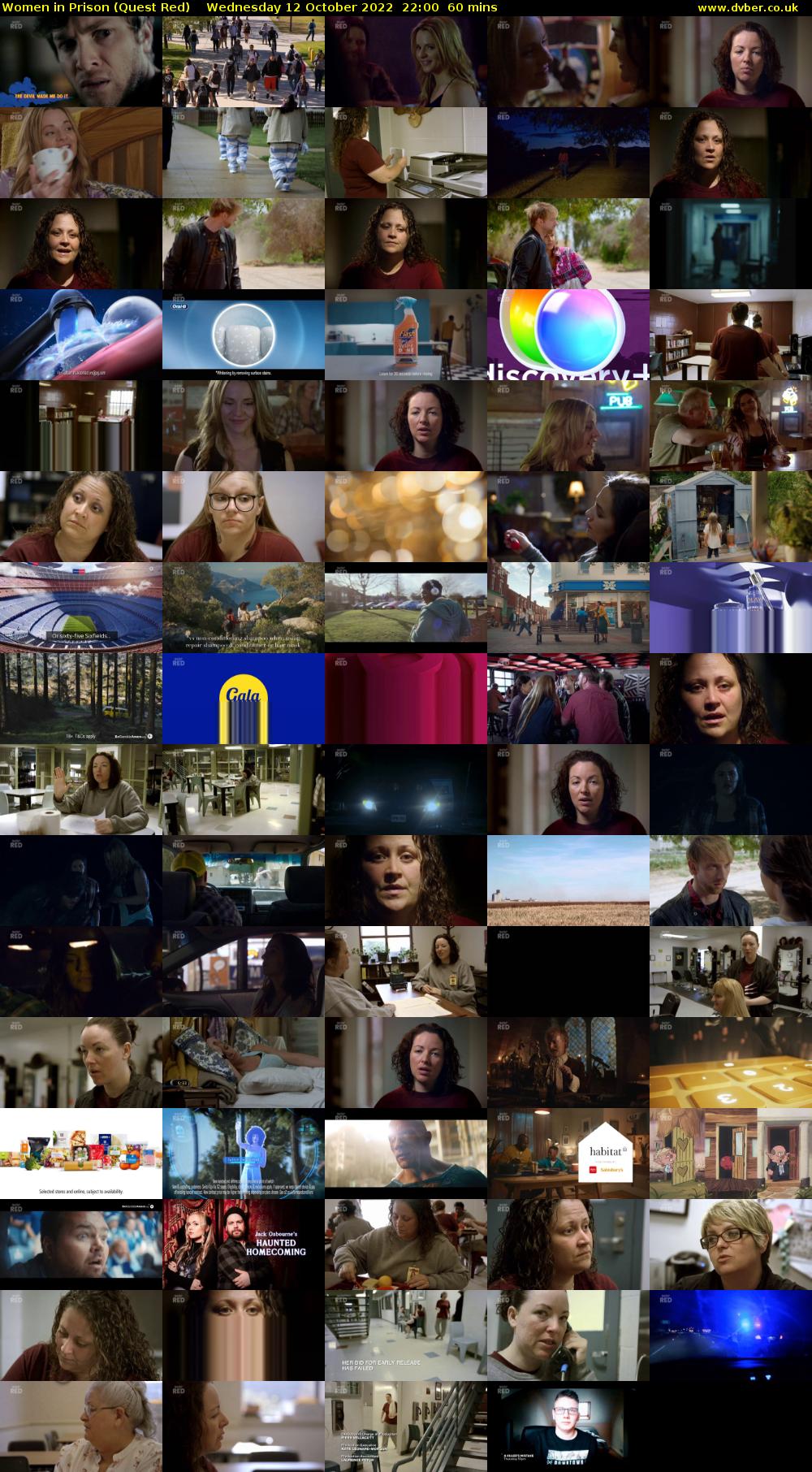 Women in Prison (Quest Red) Wednesday 12 October 2022 22:00 - 23:00