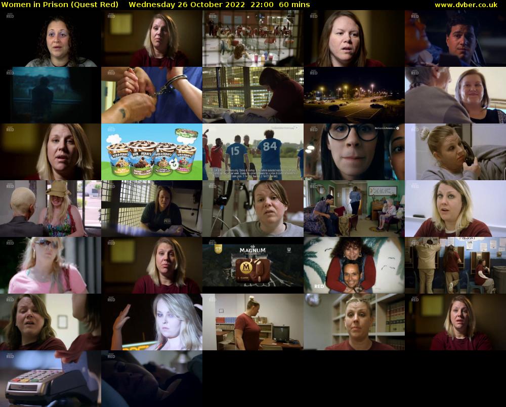 Women in Prison (Quest Red) Wednesday 10 April 2019 22:00 - 23:00