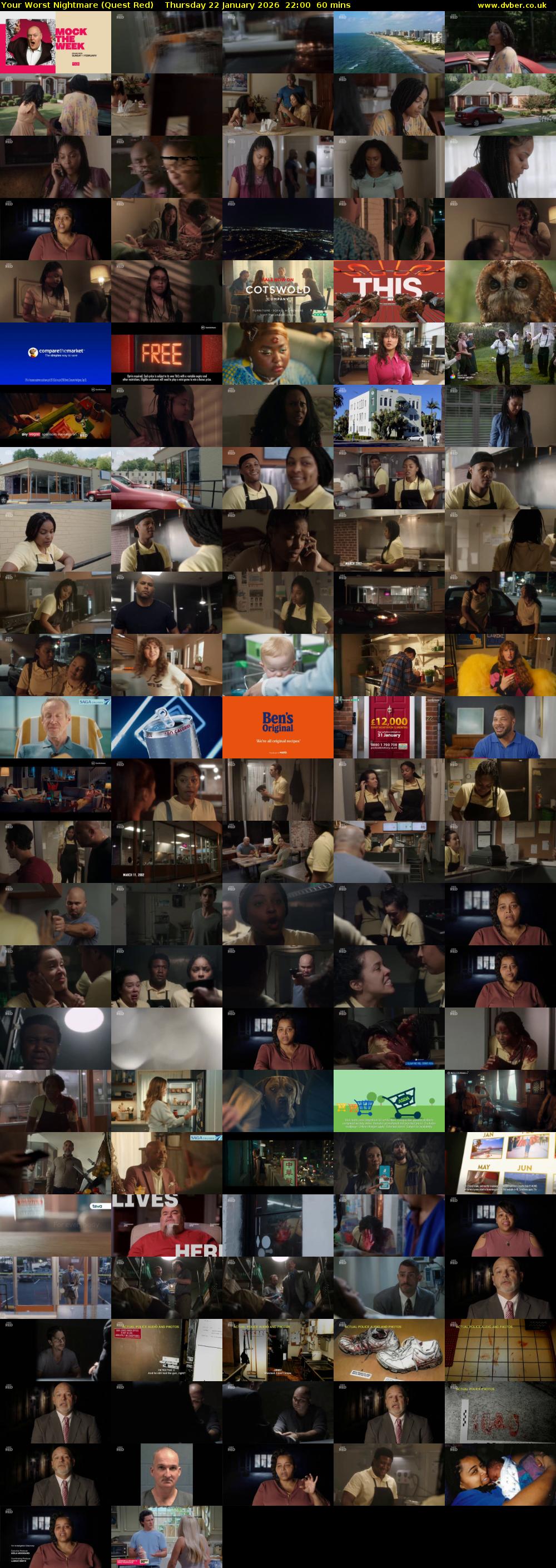 Your Worst Nightmare (Quest Red) Thursday 22 January 2026 22:00 - 23:00