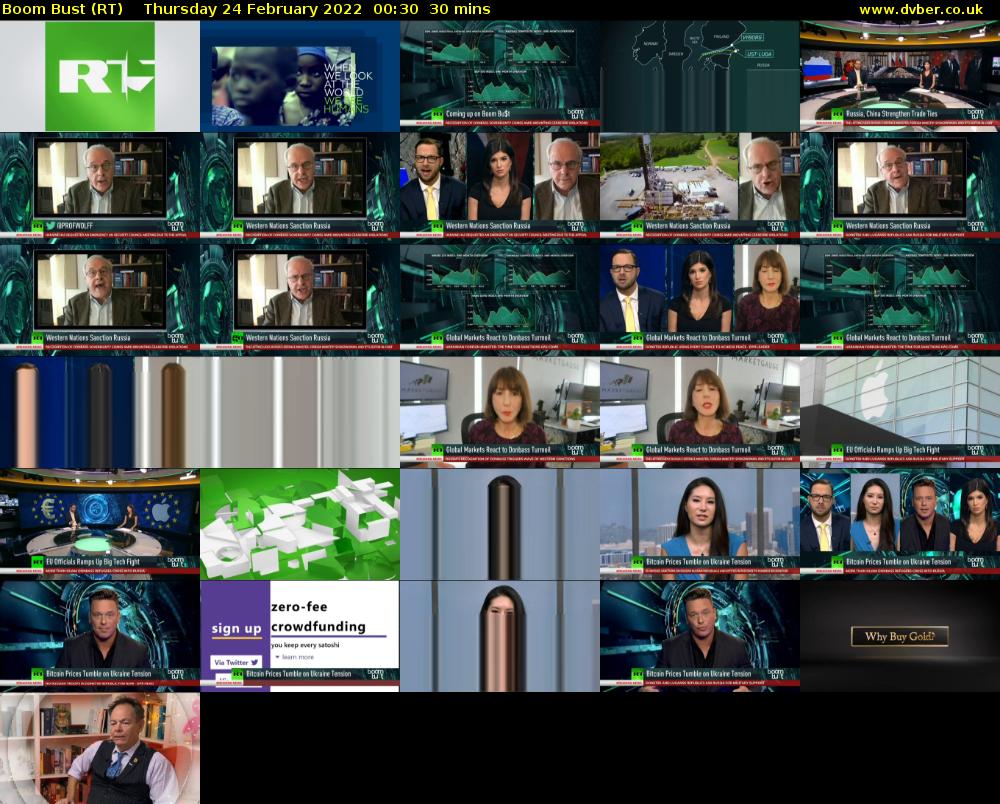 Boom Bust (RT) Thursday 24 February 2022 00:30 - 01:00