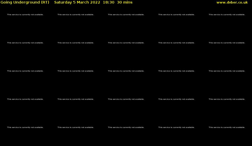 Going Underground (RT) Saturday 5 March 2022 18:30 - 19:00