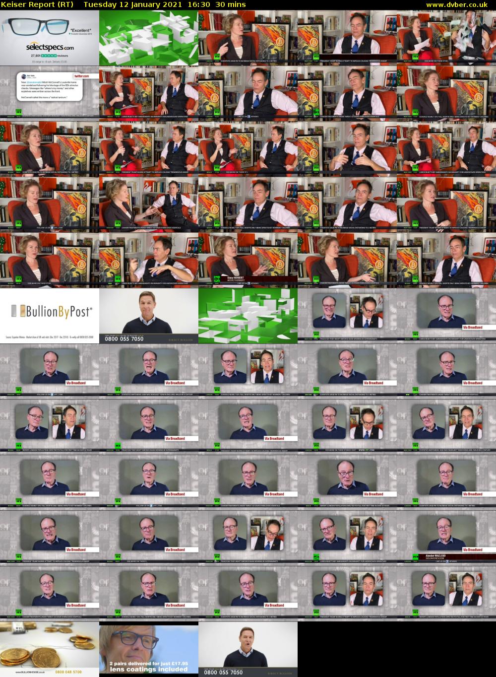 Keiser Report (RT) Tuesday 12 January 2021 16:30 - 17:00