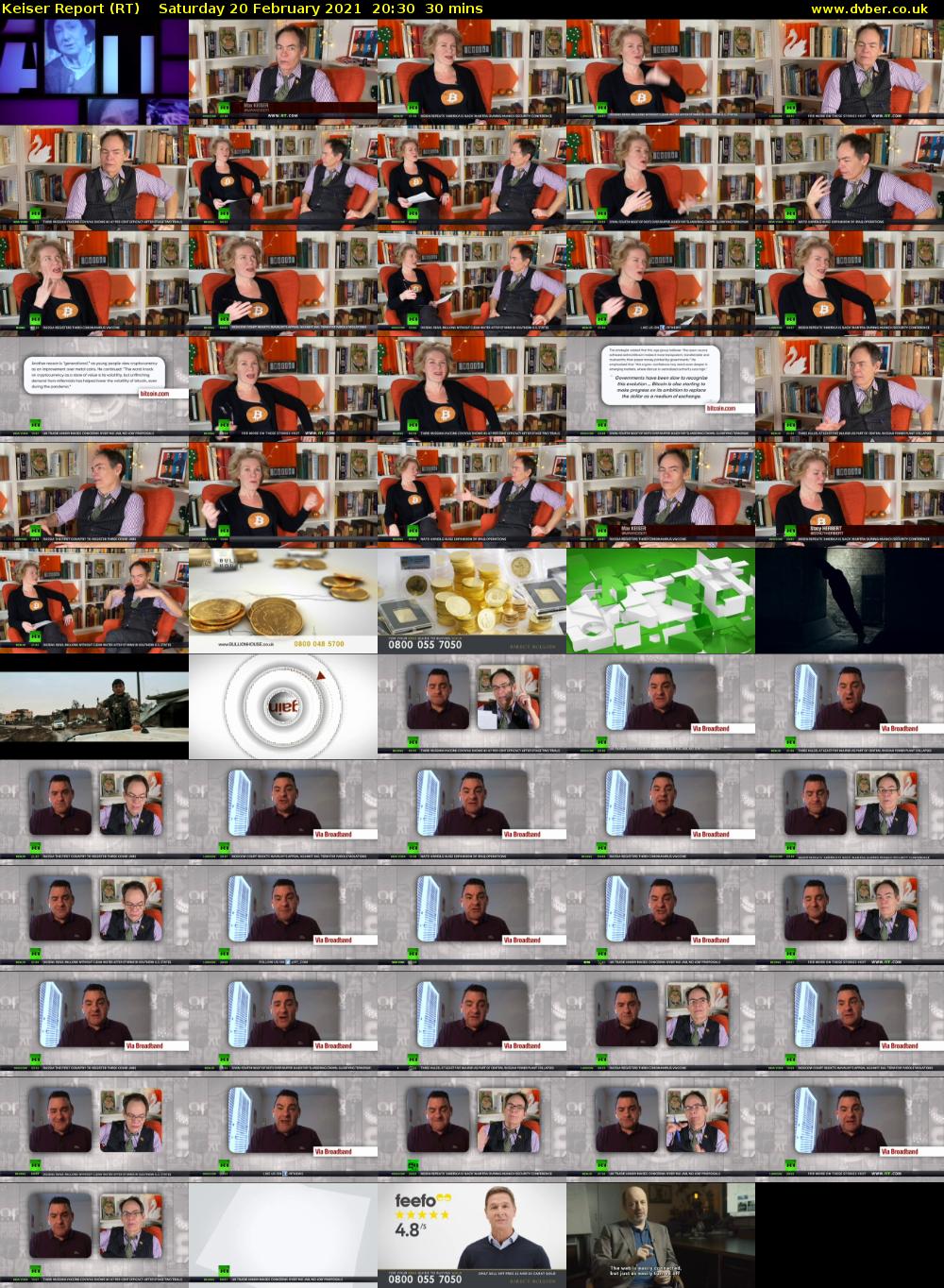 Keiser Report (RT) Saturday 20 February 2021 20:30 - 21:00