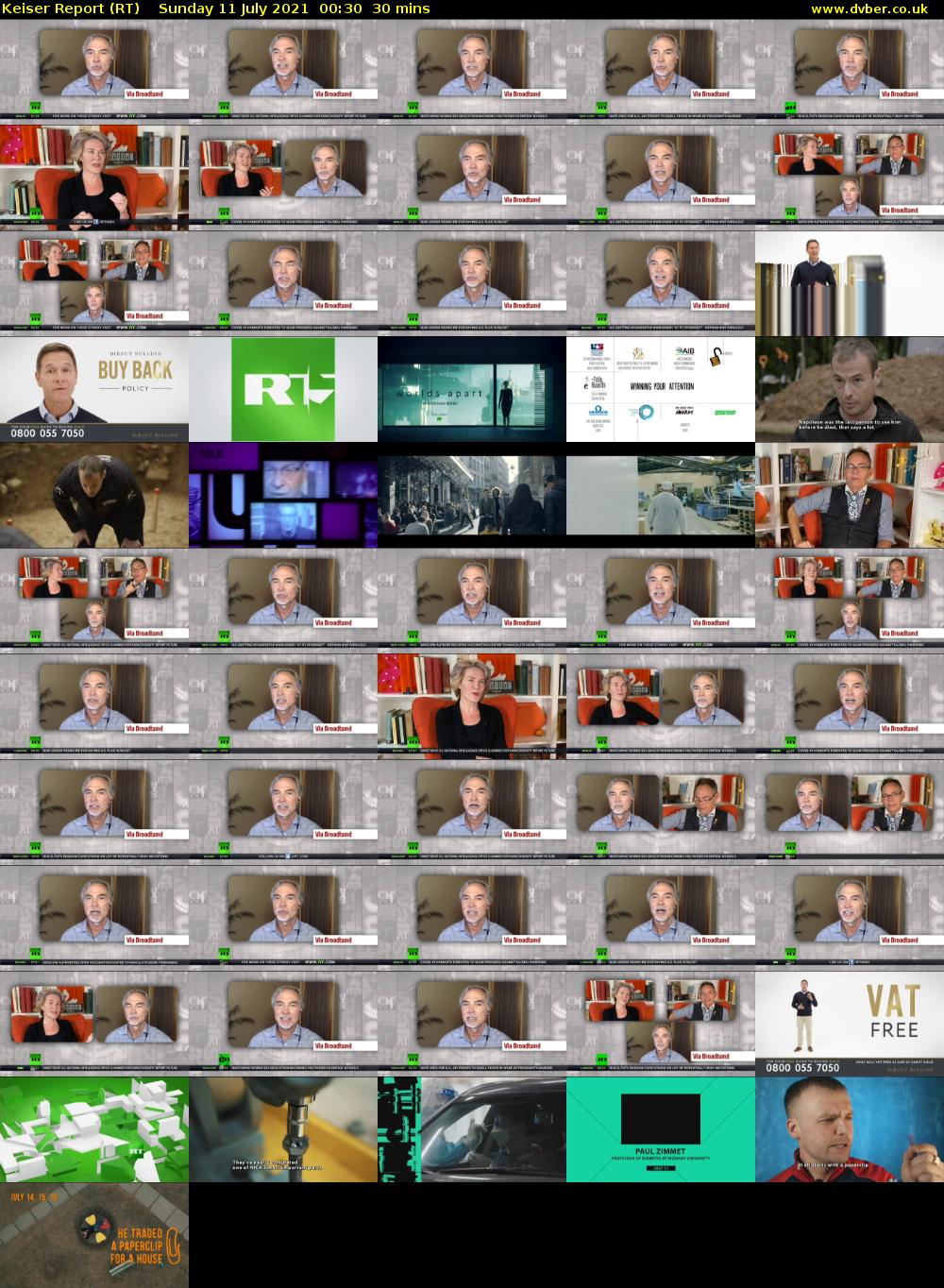 Keiser Report (RT) Sunday 11 July 2021 00:30 - 01:00