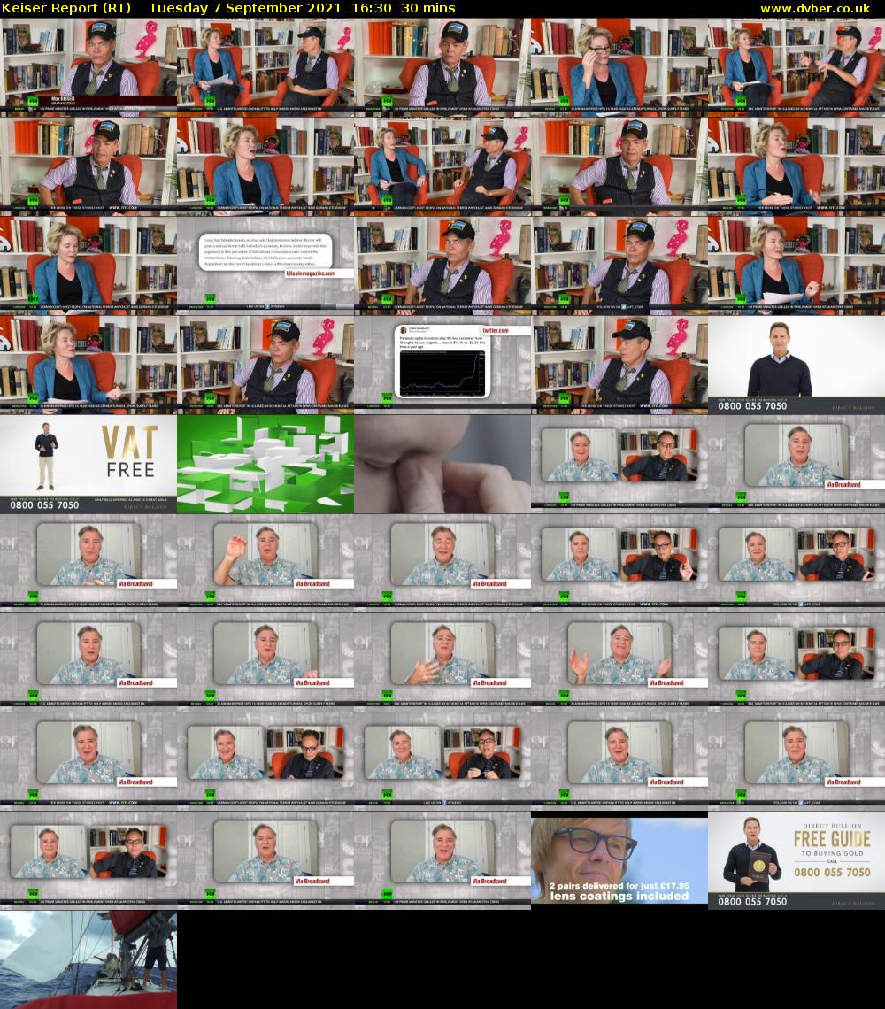 Keiser Report (RT) Tuesday 7 September 2021 16:30 - 17:00