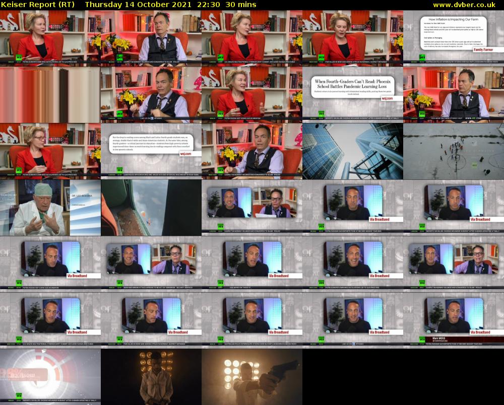 Keiser Report (RT) Thursday 14 October 2021 22:30 - 23:00