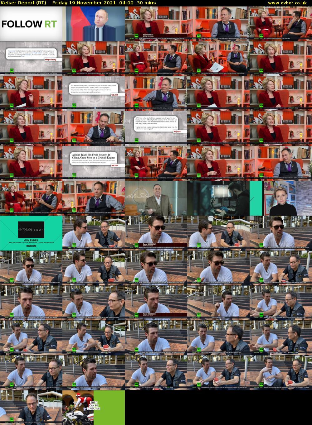 Keiser Report (RT) Friday 19 November 2021 04:00 - 04:30