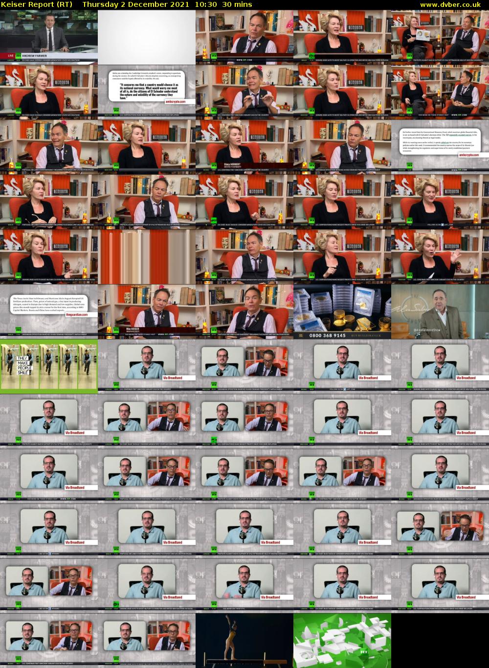 Keiser Report (RT) Thursday 2 December 2021 10:30 - 11:00