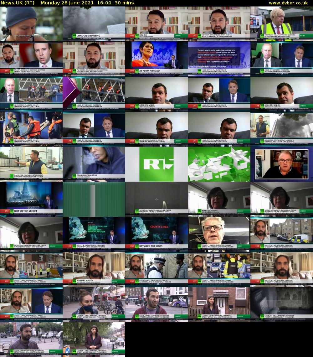News UK (RT) Monday 28 June 2021 16:00 - 16:30