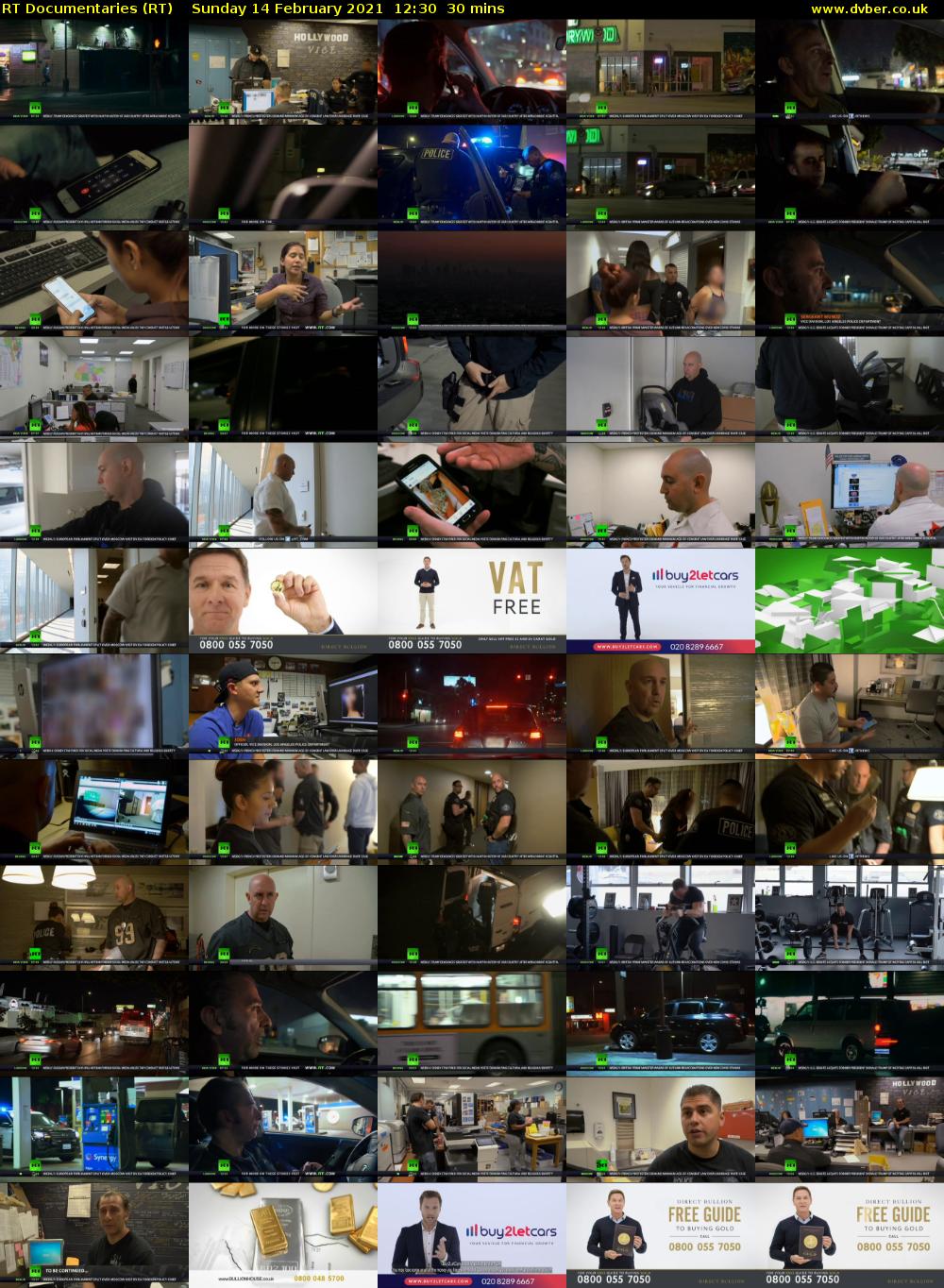 RT Documentaries (RT) Sunday 14 February 2021 12:30 - 13:00