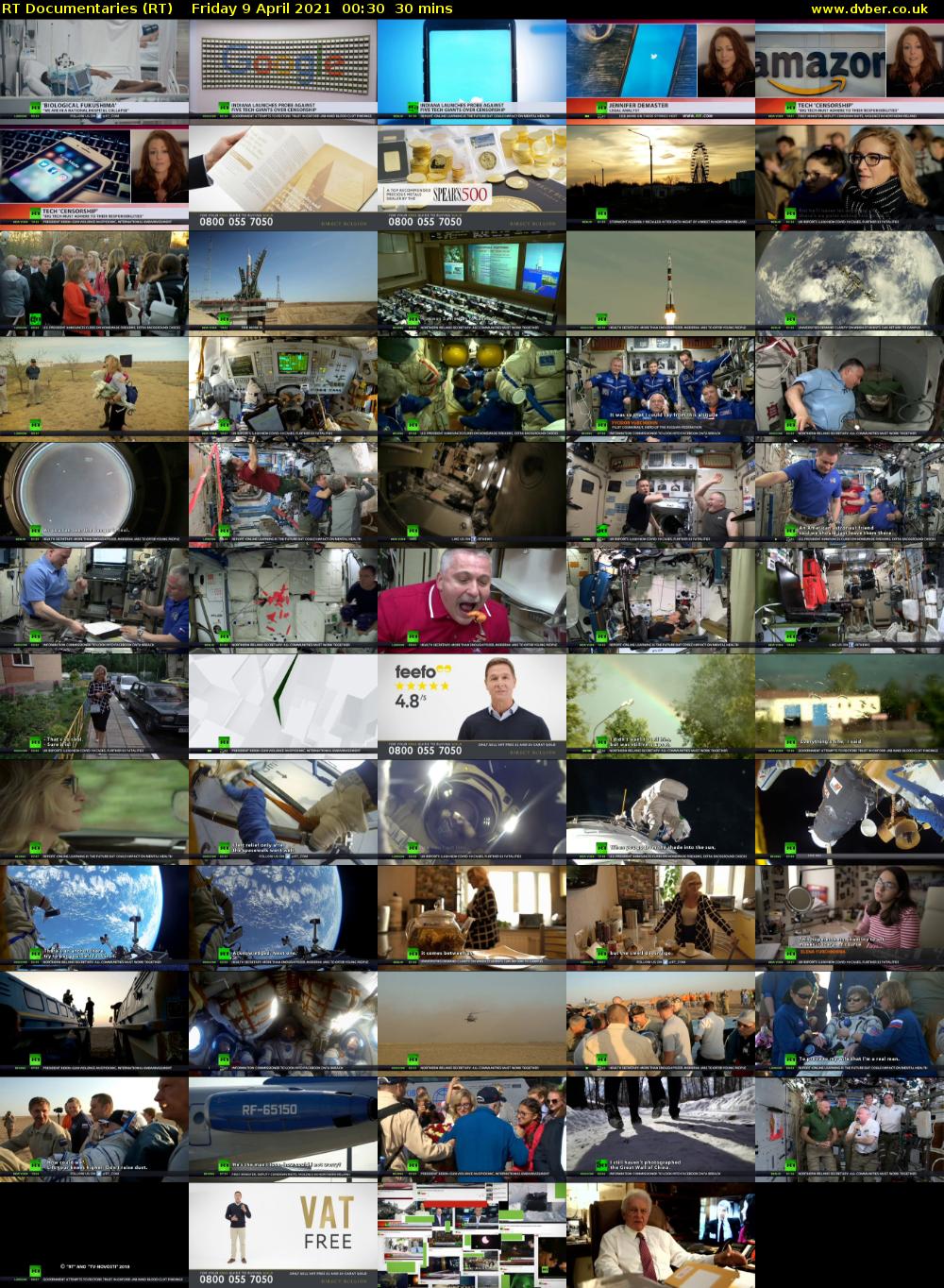 RT Documentaries (RT) Friday 9 April 2021 00:30 - 01:00