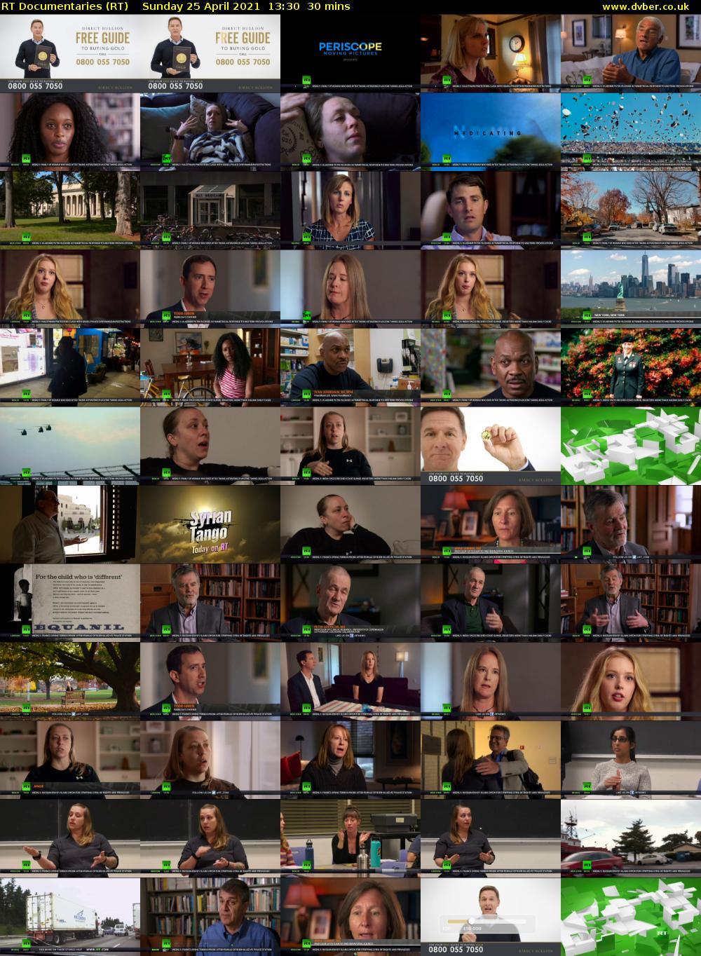 RT Documentaries (RT) Sunday 25 April 2021 13:30 - 14:00