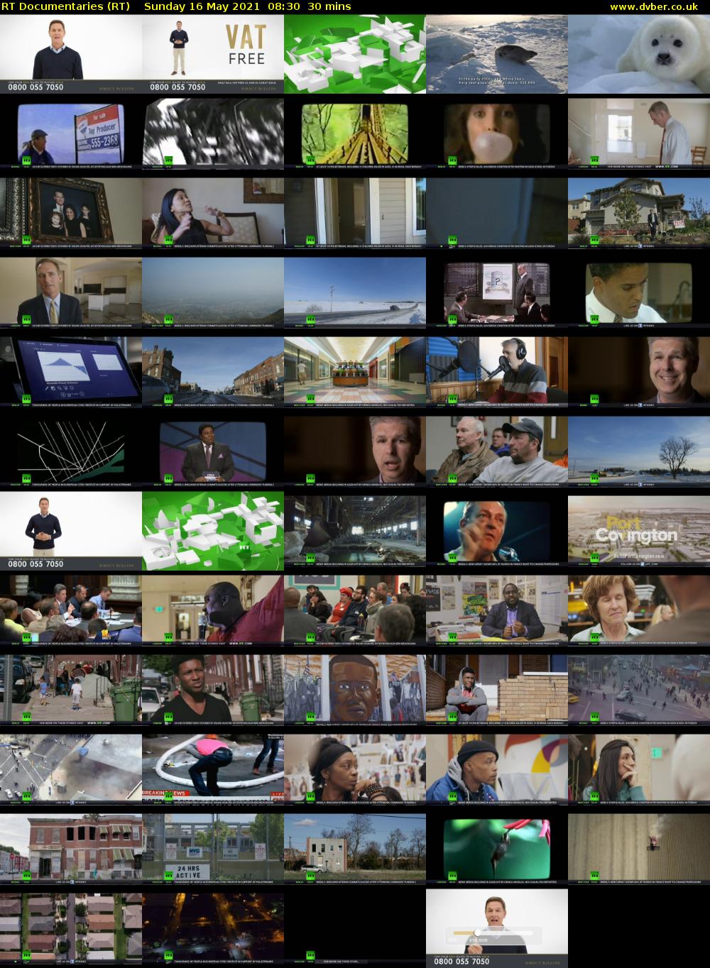 RT Documentaries (RT) Sunday 16 May 2021 08:30 - 09:00