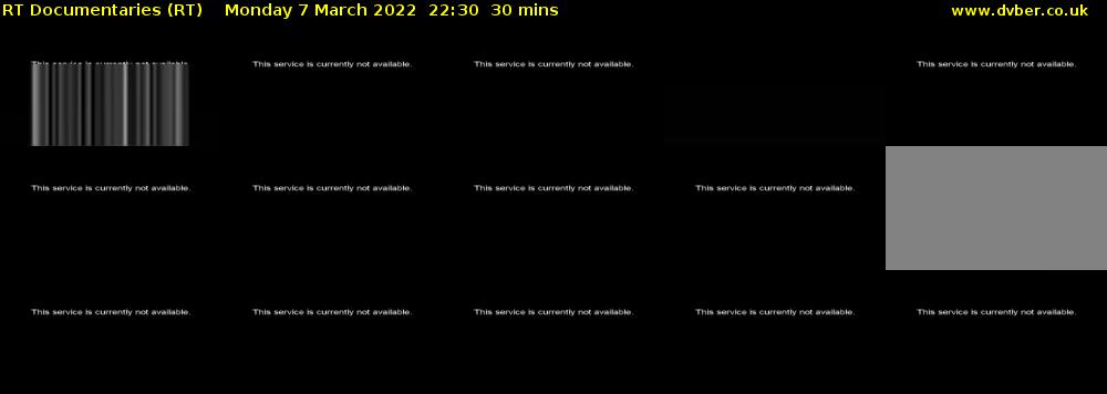 RT Documentaries (RT) Monday 7 March 2022 22:30 - 23:00