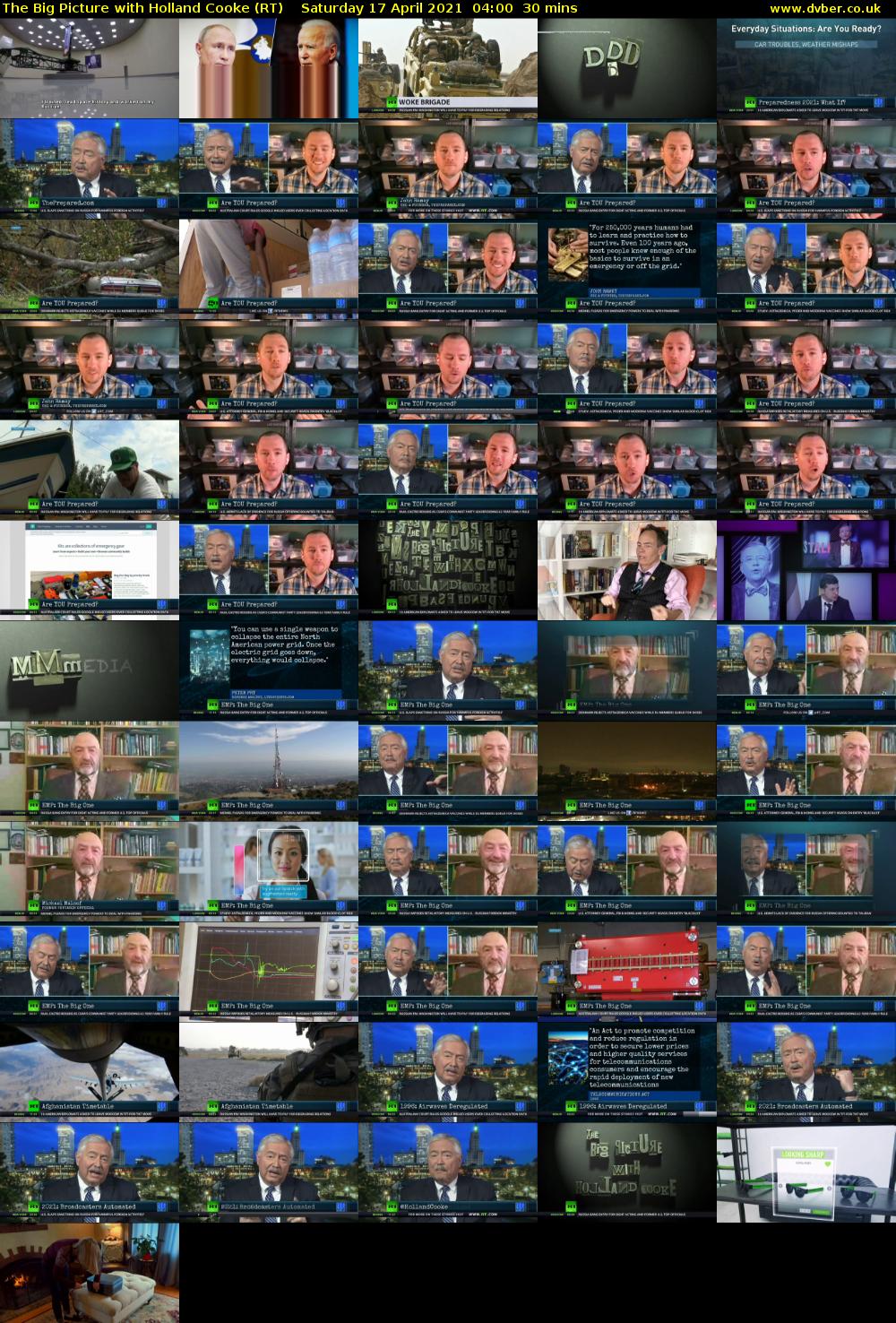 The Big Picture with Holland Cooke (RT) Saturday 17 April 2021 04:00 - 04:30